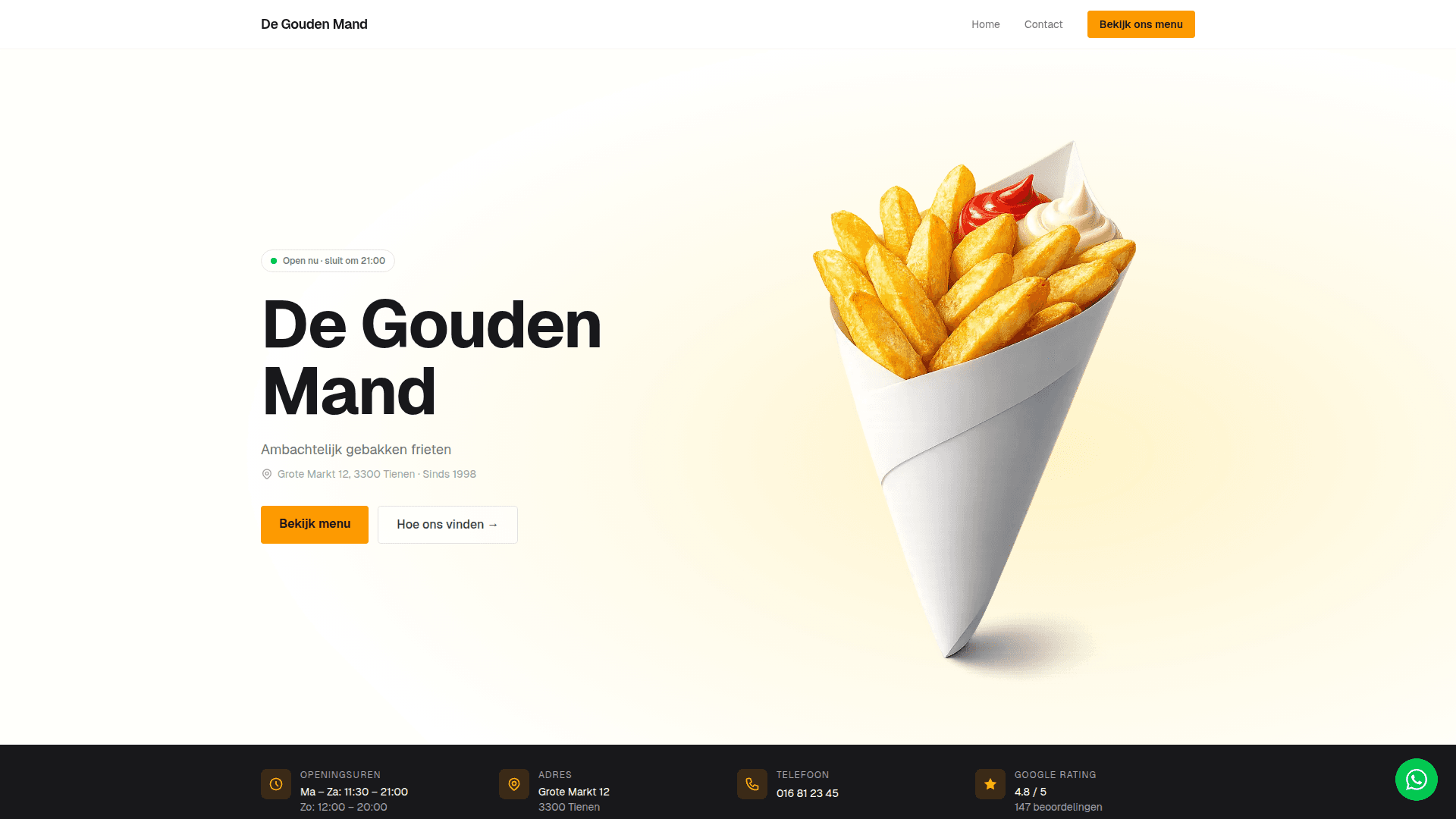 Frituur demo — Tienen